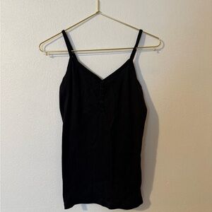 Active Basic Black Tank Top